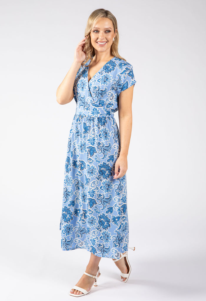 Kiki Floral Print Midi Dress