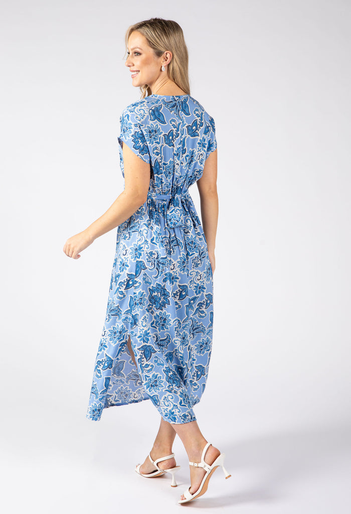 Kiki Floral Print Midi Dress