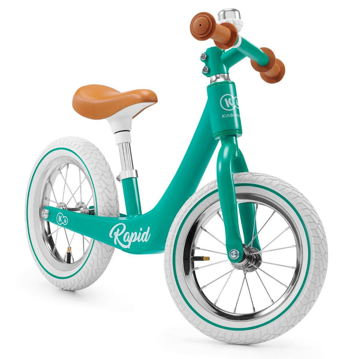 Kinder Kraft Lightweight Rapid Balance Bike with Air Pump - Green