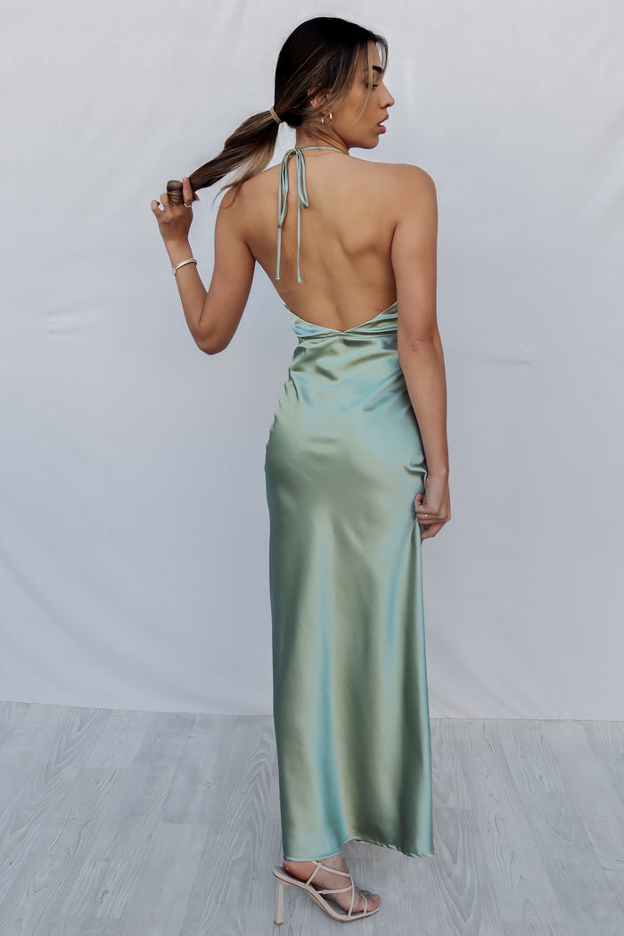 Knox Maxi Dress - Sage - Runway Goddess