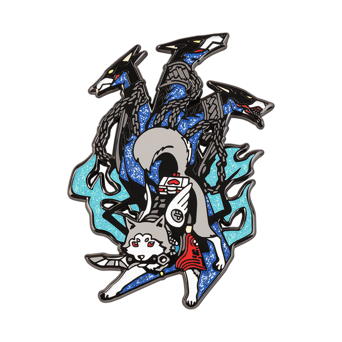 Koromaru and Cerberus Pin