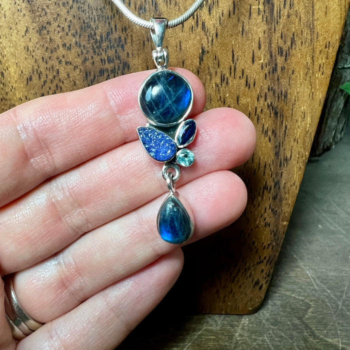 Labradorite Multi-Stone Pendant