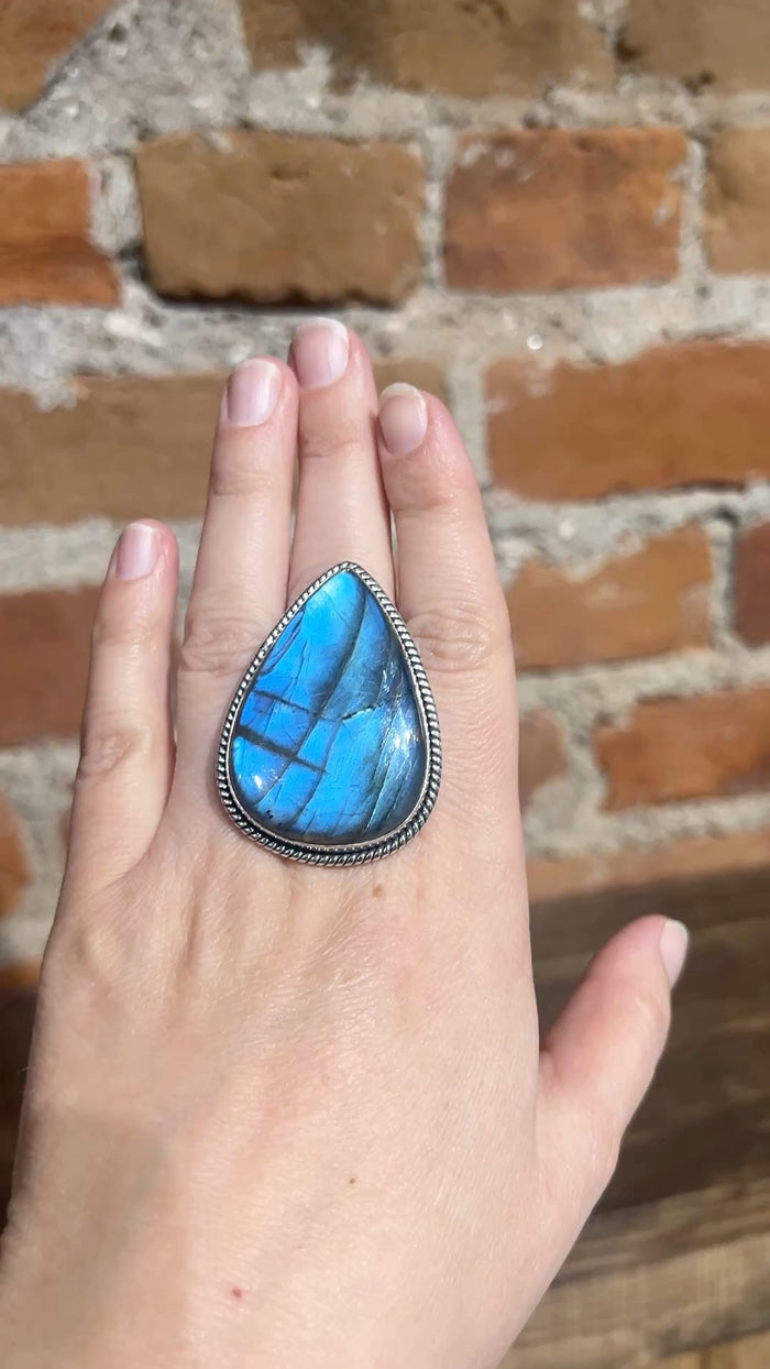 Labradorite Ring