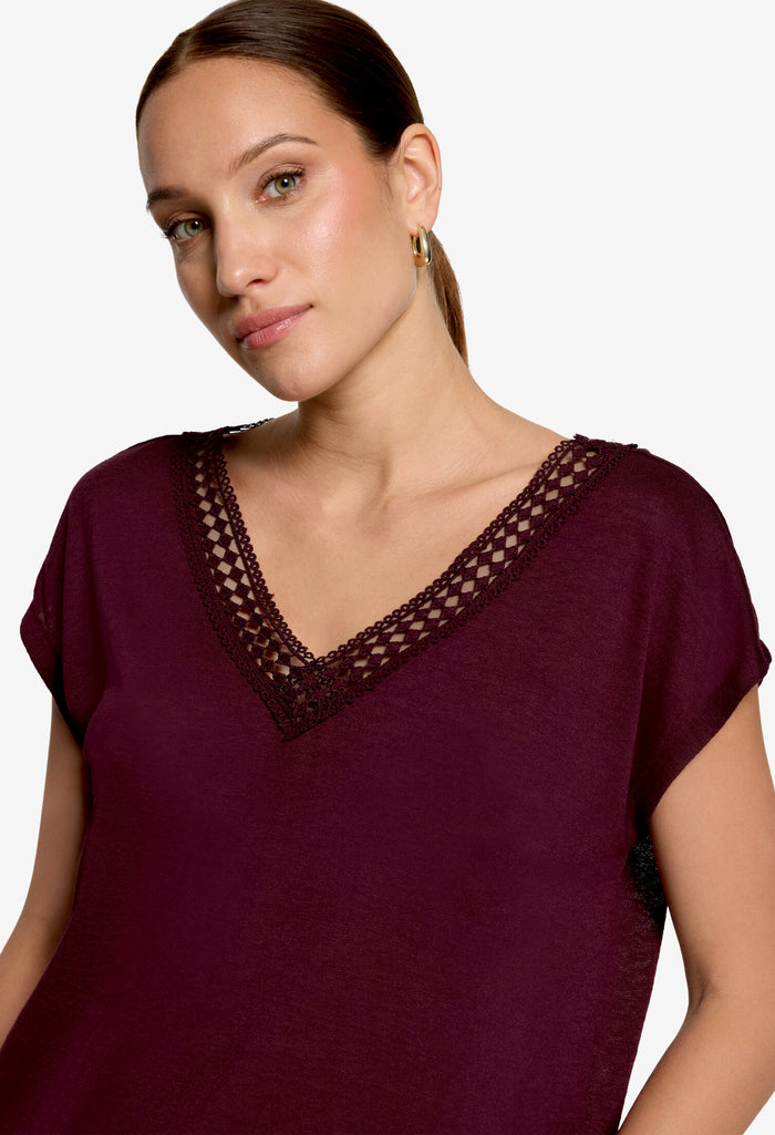 Lace Detail Top