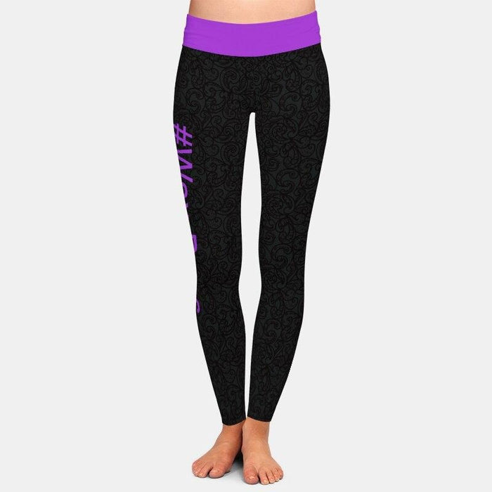 Ladies 3D #Wax Boss Printed Leggings