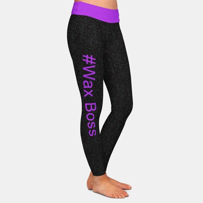 Ladies 3D #Wax Boss Printed Leggings