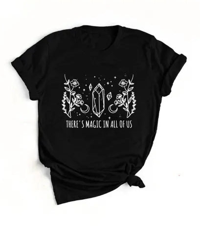 Ladies Assorted Witches Printed T-Shirts