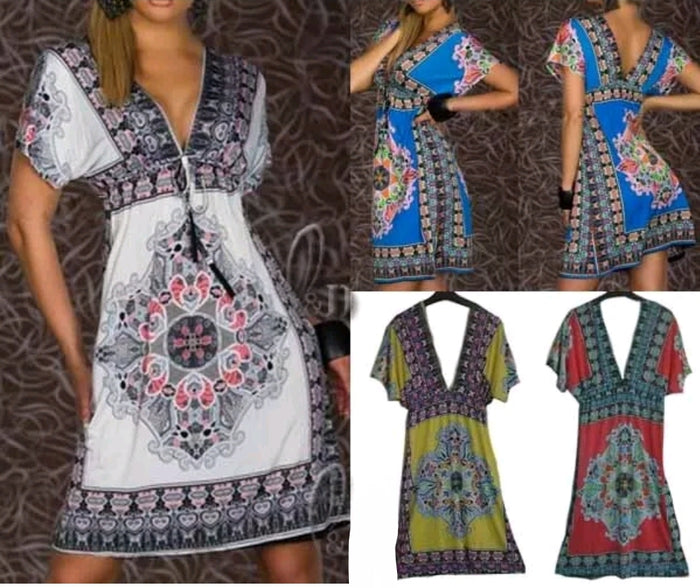 Ladies Beautiful Mini Kimono Dress