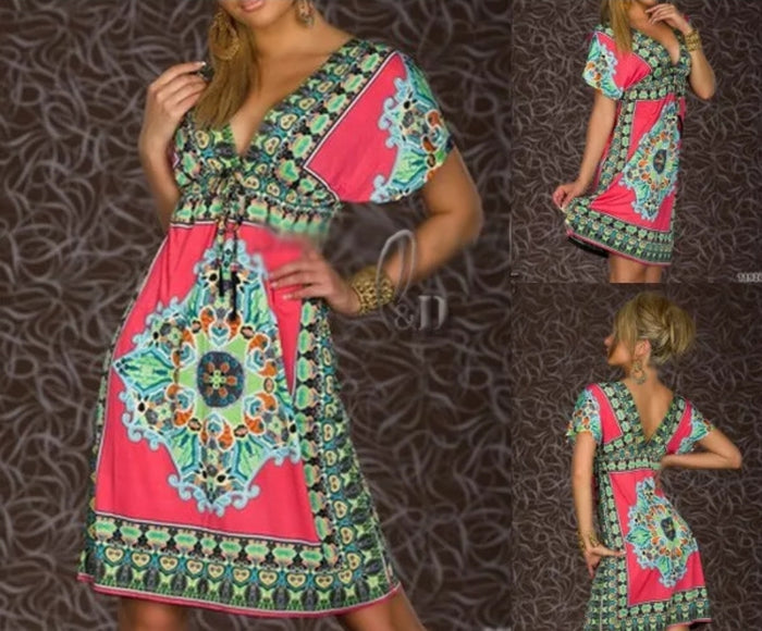 Ladies Beautiful Mini Kimono Dress