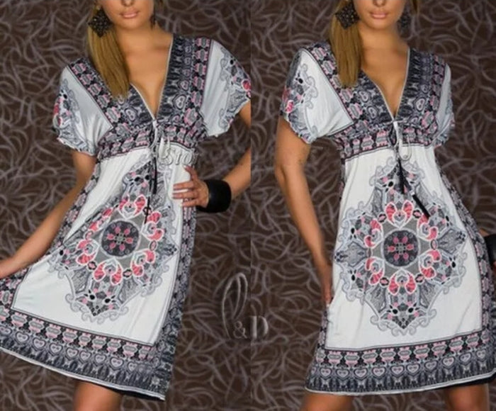 Ladies Beautiful Mini Kimono Dress