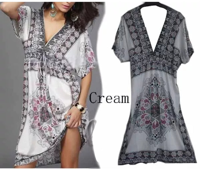 Ladies Beautiful Mini Kimono Dress