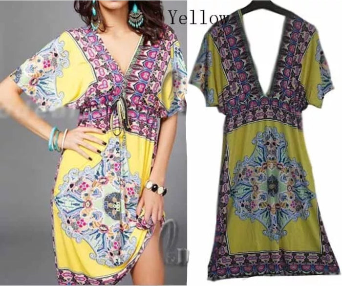 Ladies Beautiful Mini Kimono Dress