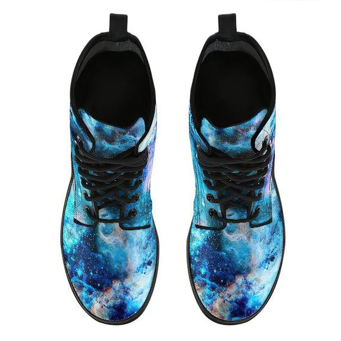 Ladies Boho Galaxy Fashion Lace-Up Boots