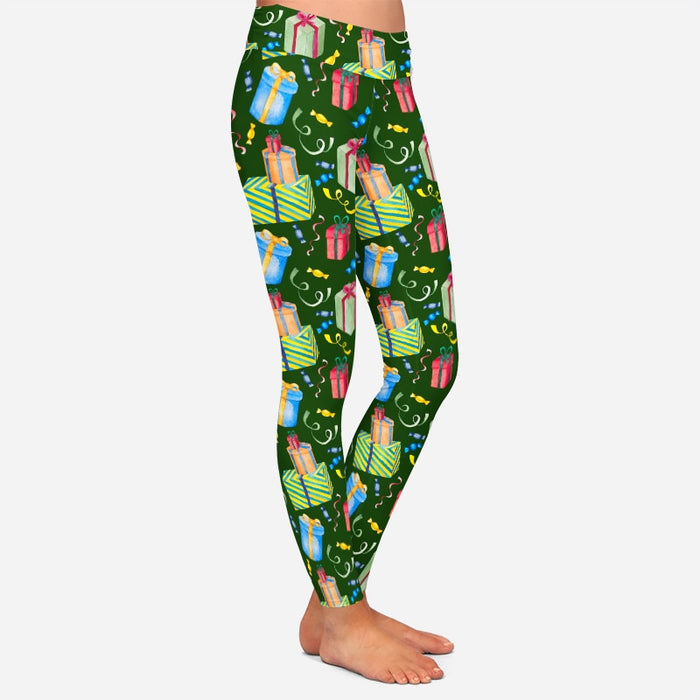 Ladies Christmas Presents Printed Leggings