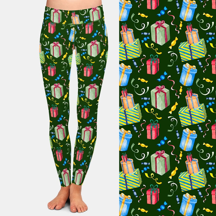 Ladies Christmas Presents Printed Leggings