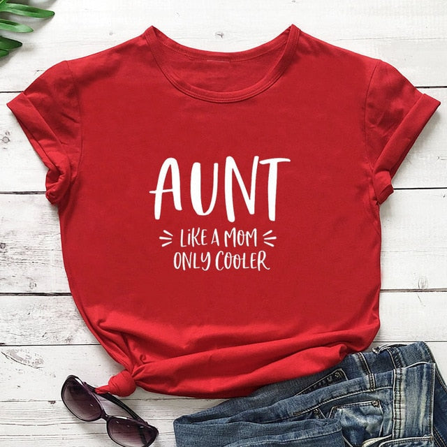 Ladies Cool Aunt Printed T-Shirt
