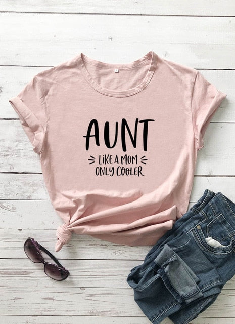 Ladies Cool Aunt Printed T-Shirt