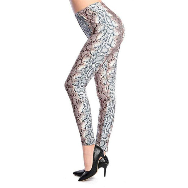 White Snakeskin / One Size