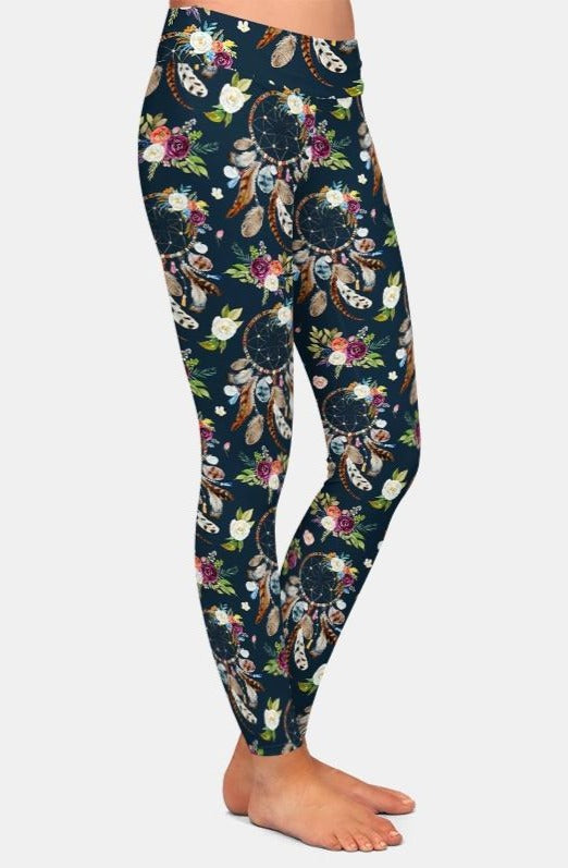 Ladies Gothic Dreamcatcher Soft, Comfy Leggings