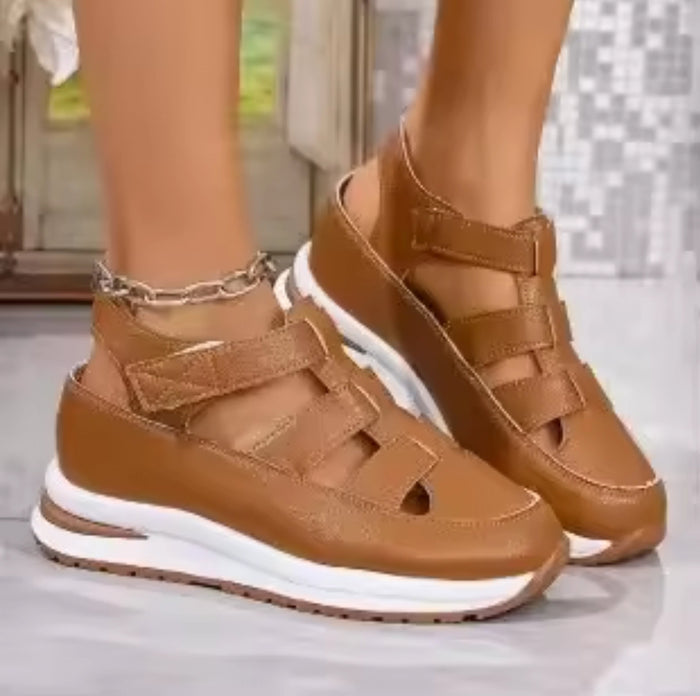 Ladies Hollow Wedge Sandals
