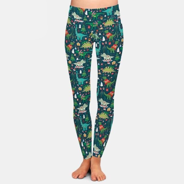 Ladies HUGE Assortment Christmas Printed Leggings