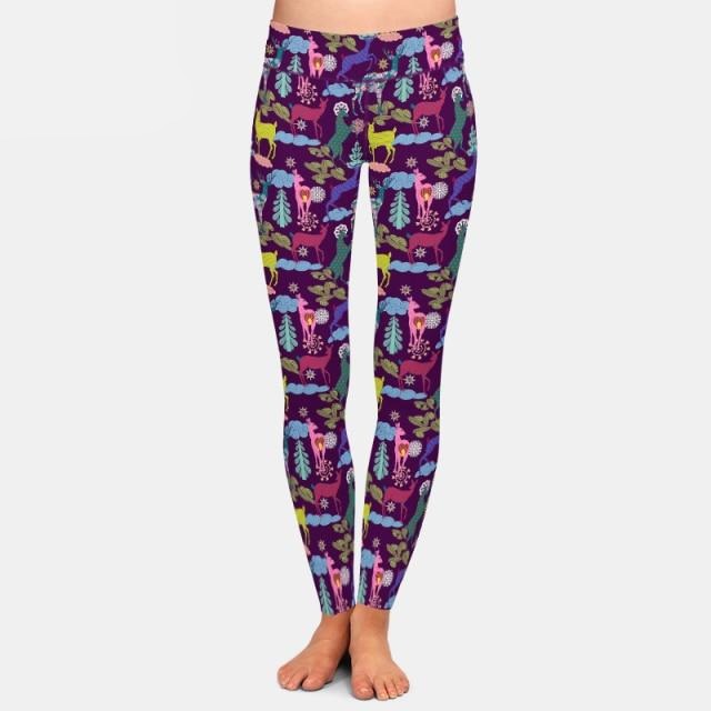 Ladies HUGE Assortment Christmas Printed Leggings