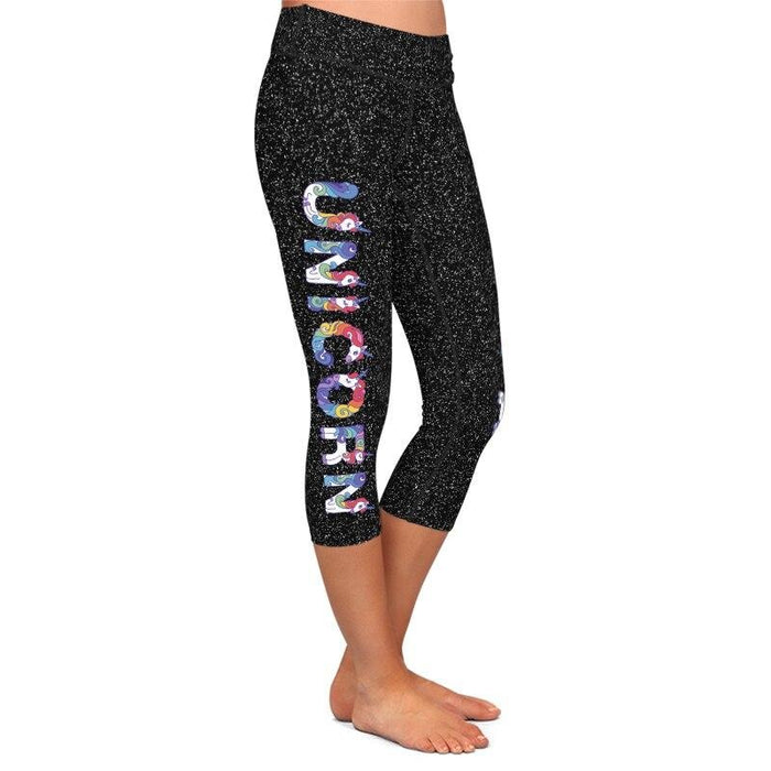Ladies I AM A UNICORN Soft Brushed Capri Leggings