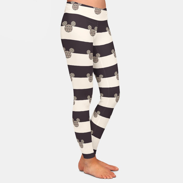 Ladies NEW 3D Cute Mouse Printed Soft Leggings