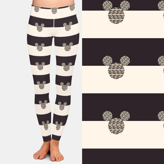 Ladies NEW 3D Cute Mouse Printed Soft Leggings