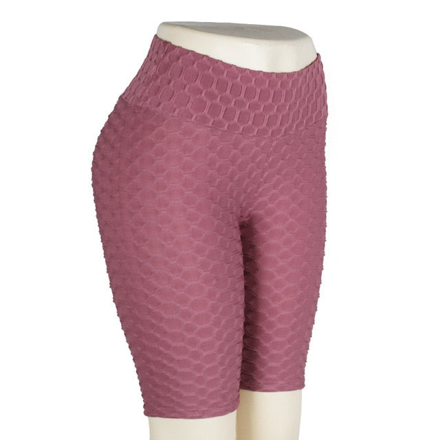 Ladies Push Up Longer Leg Fitness Workout Shorts