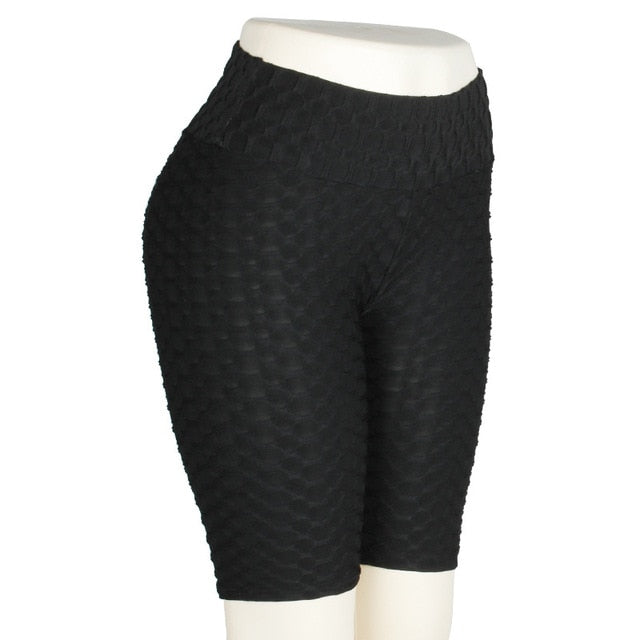 Ladies Push Up Longer Leg Fitness Workout Shorts