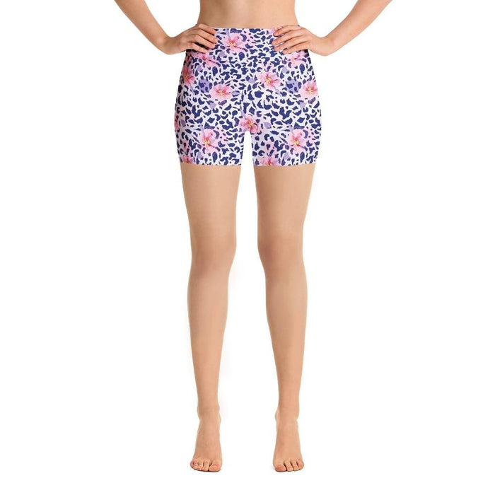 Ladies Summer Floral Leopard Printed Shorts