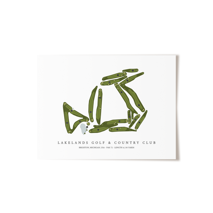 Lakelands Golf & Country Club | Golf Course Print | Unframed
