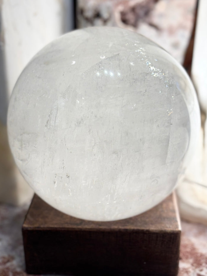 Large Iceland Spar Sphere Raffle: 3 Raffle Tickets for $10