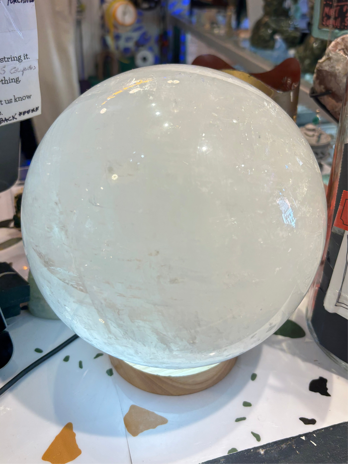 Large Iceland Spar Sphere Raffle: 3 Raffle Tickets for $10