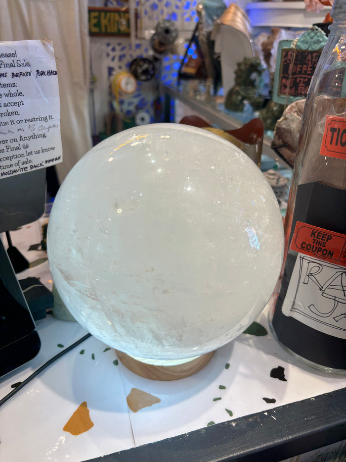 Large Iceland Spar Sphere Raffle: 3 Raffle Tickets for $10