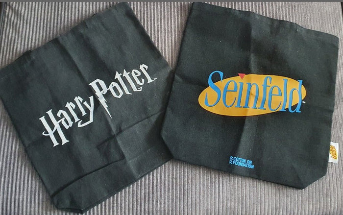 Large Printed Canvas Bags