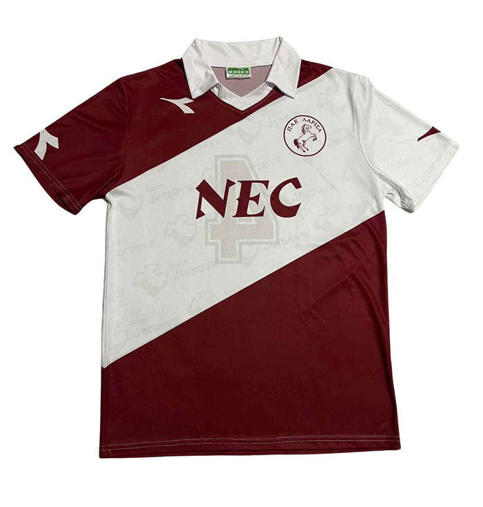 Larissa ΠΑΕ ΑΕΛ 1984-1985 Cup Shirt - Retro Jerseys
