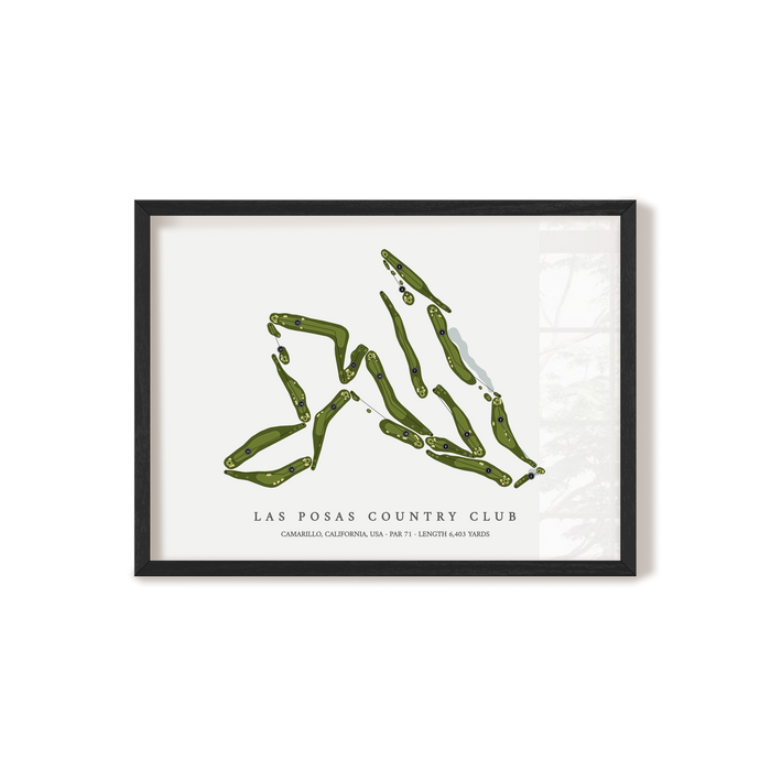 Las Posas Country Club | Golf Course Print | Black+Frame