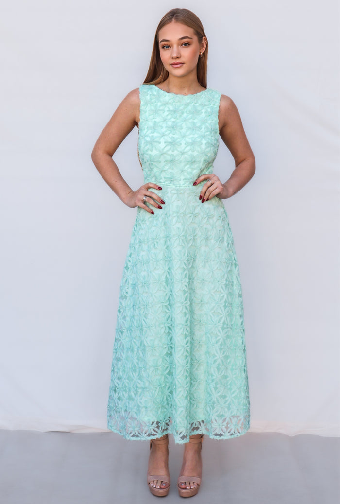 Levi Midi Dress - Mint - Runway Goddess