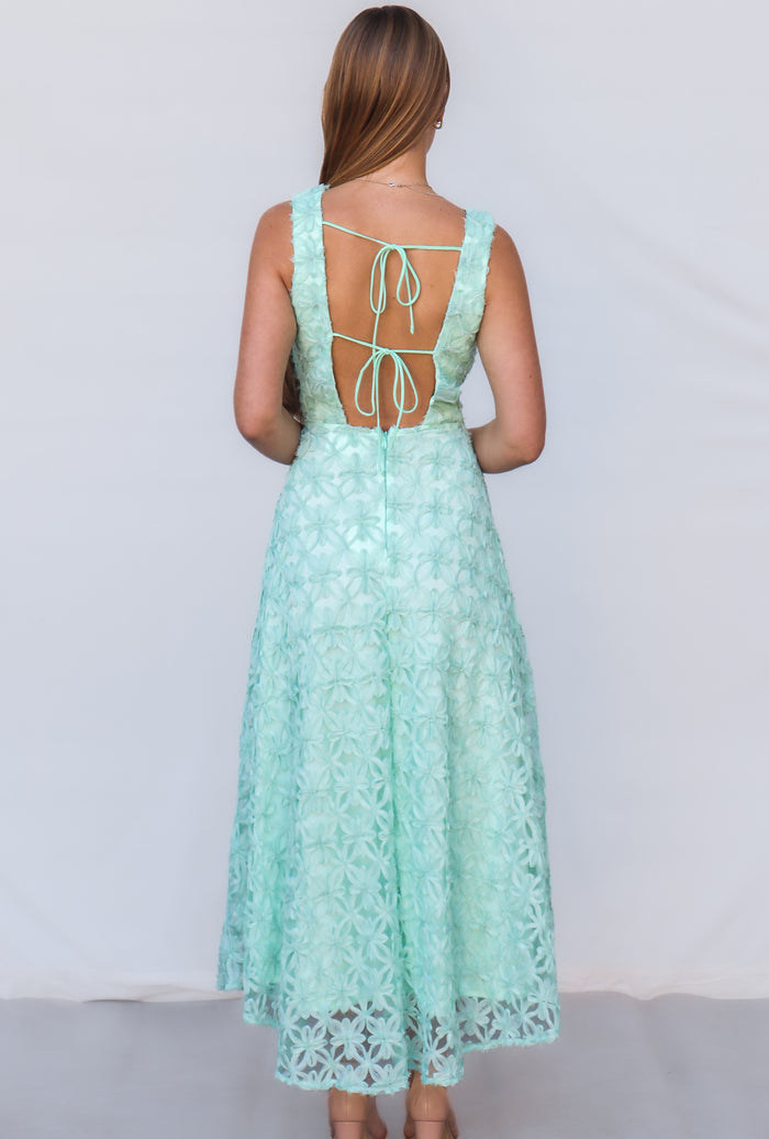 Levi Midi Dress - Mint - Runway Goddess