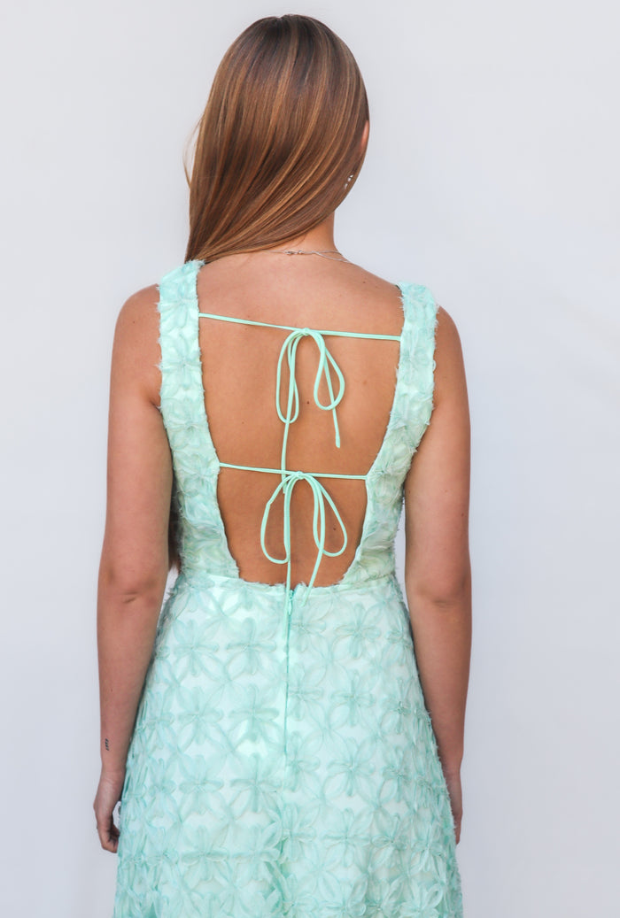 Levi Midi Dress - Mint - Runway Goddess