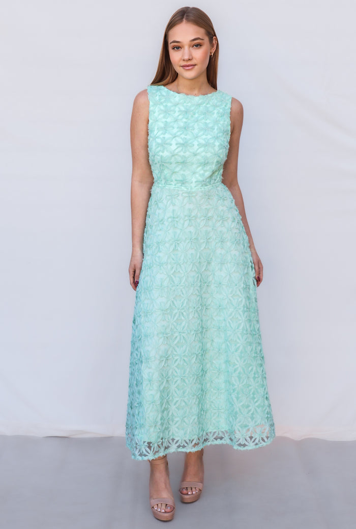Levi Midi Dress - Mint - Runway Goddess