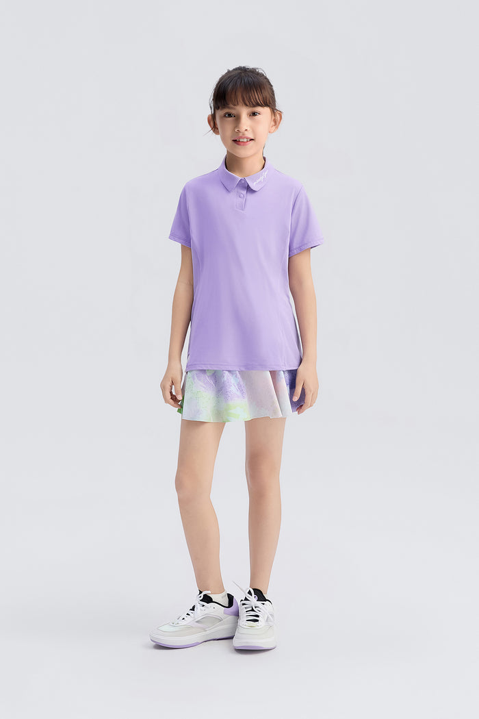 Lightweight Short Polo **Lavender**
