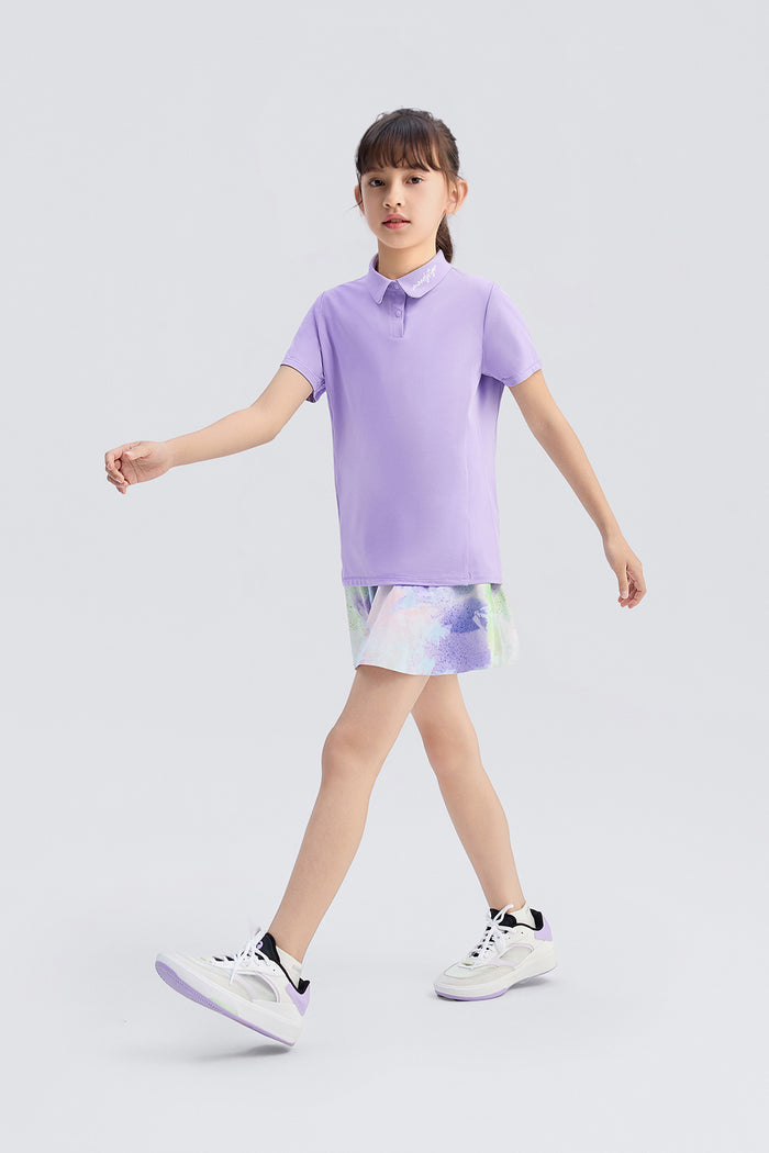 Lightweight Short Polo **Lavender**
