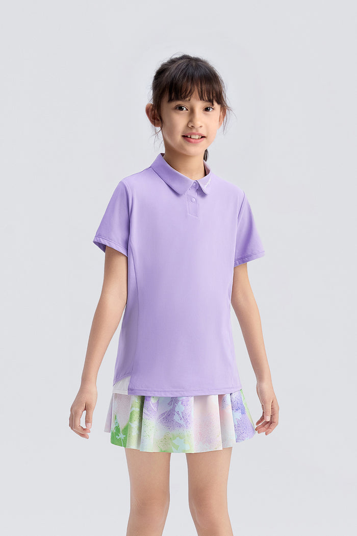 Lightweight Short Polo **Lavender**