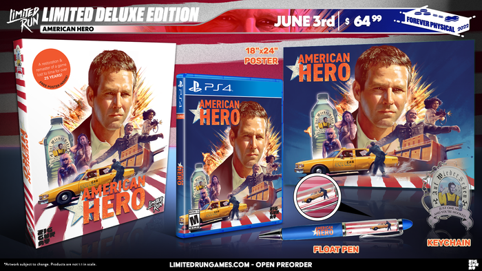 Limited Run #465: American Hero Collector's Edition (PS4)