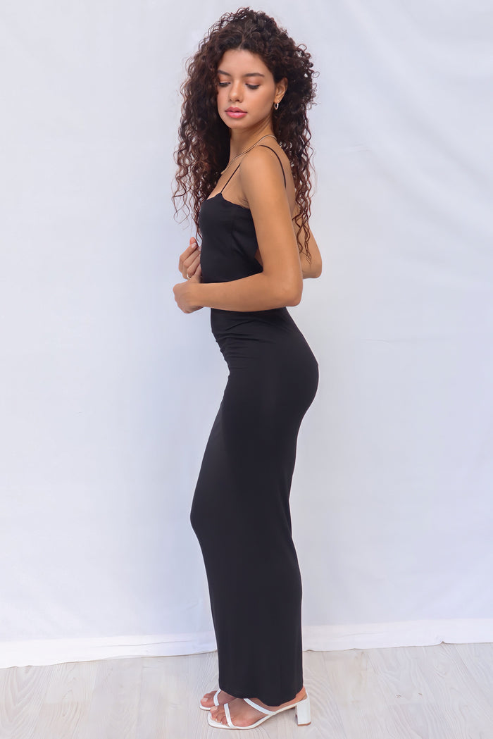 Lisa Maxi Dress - Black - Runway Goddess