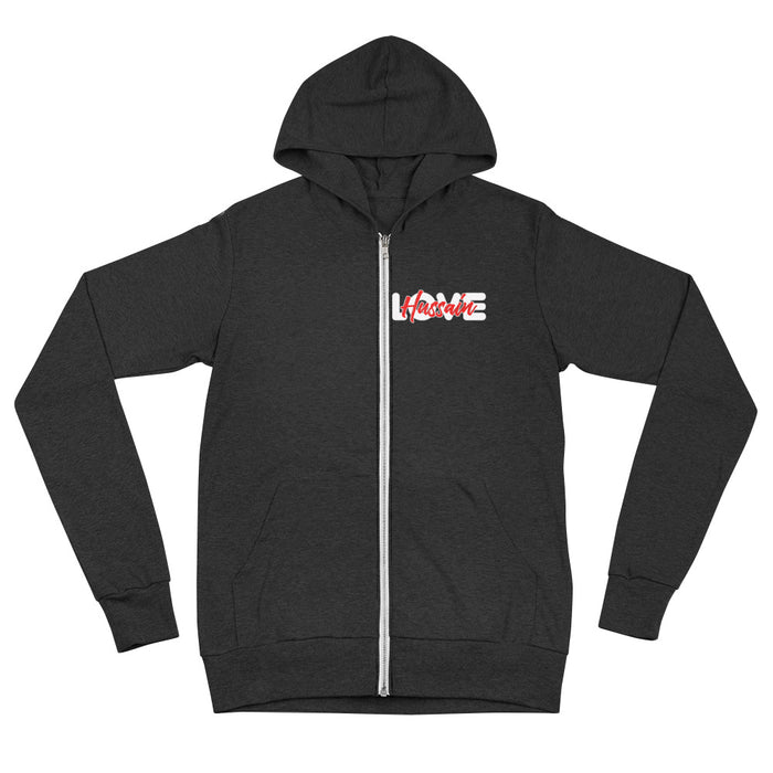 Love Hussain (as) - Zip Hoodie MEN Black