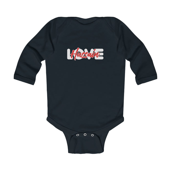 Love Hussain (as) White - Infant Long Sleeve Bodysuit